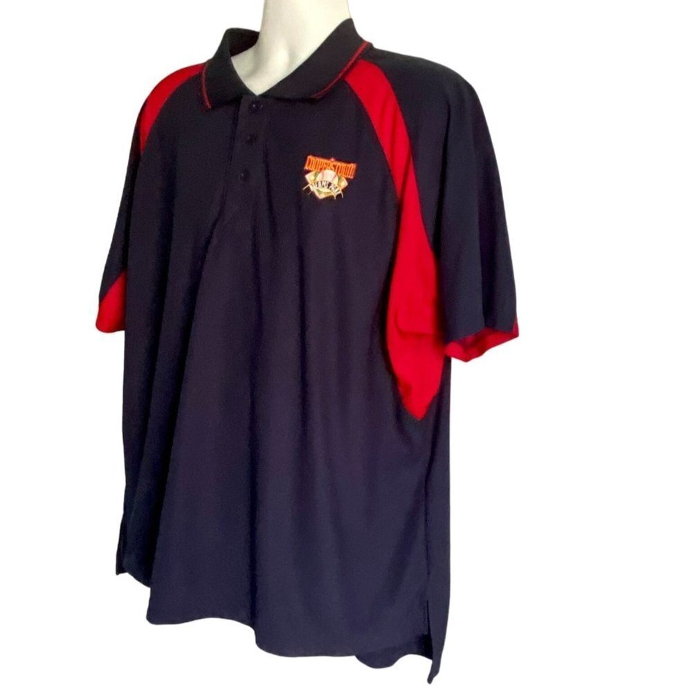 Cooperstown Dreams Park Baseball Navy Blue Polo Shirt Men's 2XL - Picture 3 of 10